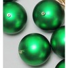 Northlight 12ct Shatterproof Matte Christmas Ball Tree Ornament Set 4" - Green - 3 of 3
