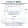 OBOKATA Collapsible Colander Over Sink Expandable Sink Strainer Basket for Kitchen,2 Pack - 2 of 4