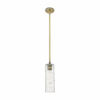 Crown Point - 1 Light Pendant In Industrial Style-13.25 Inches Tall and 3.88 Inches Wide