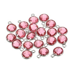 Unique Bargains DIY Craft Jewelry Making Necklace Crystal Birthstone Pendant 20 Pcs - 1 of 4