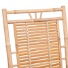 vidaXL - Bamboo Rocking Chair with Waterproof Cushion, Indoor and Outdoor Rocker Chair, UV Resistant, Anthracite Cushion Color - 4 of 4