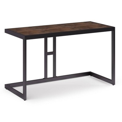 Cecilia Flat Top Desk Rustic Natural Aged Brown - WyndenHall