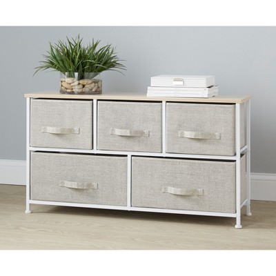 BrylaneHome 5-Drawer Eve Storage Dresser