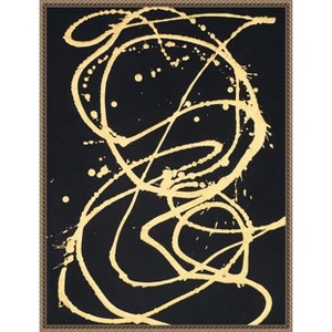 Amanti Art Gold Combo VI by Renee W. Stramel Canvas Wall Art Print Framed 23 x 30-in. - 1 of 4