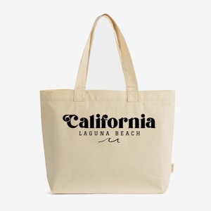 Simply Sage Market - Zippered Canvas Tote - California Laguna