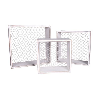 Gallerie II French Wire Wall Box Set of 3