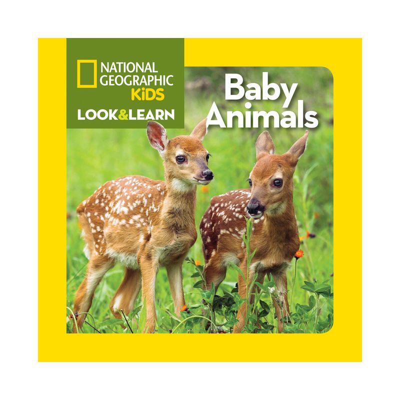 Baby Animals - (Look & Learn) by  National Geographic Kids (Board Book), 1 of 2