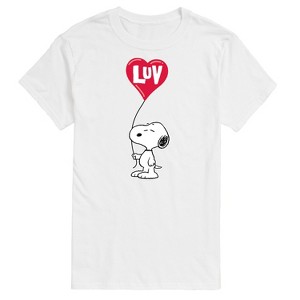 Men's - Peanuts - Snoopy Luv Short Sleeve Graphic T-Shirt - 1 of 4