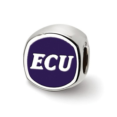 Black Bow Jewelry Sterling Silver East Carolina Pirates NCAA Bead Charm