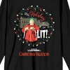 National Lampoon's Christmas Vacation This Holiday Is Lit Women's Black Crew Neck Long Sleeve Tee - 2 of 3