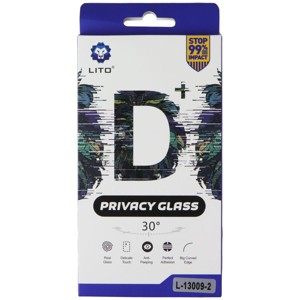 LITO D+ Privacy Glass Screen Protector for iPhone 13 Pro Max - Privacy (2 Pack) - 1 of 1