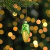 Northlight 4" Yellow and Green Corn on the Cob Glass Christmas Ornament - 2 of 4