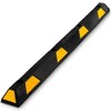 Pyle 72 Inch Heavy Duty Rubber Vehicle Wheel Stopper Curb Garage Floor Blocker Guide for Driveways and Parking Lot Spots, Black/Yellow - 3 of 4