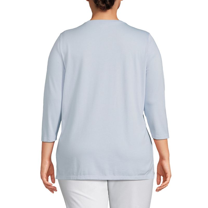 Lands' End Women's Cotton Supima Tunic, 2 of 5