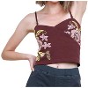 Women's Beaded & Embroidered Crop Top - umgee - 2 of 3