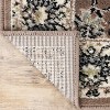 Elegant Floral Scroll Medallion Indoor Runner or Area Rug by Blue Nile Mills - 4 of 4
