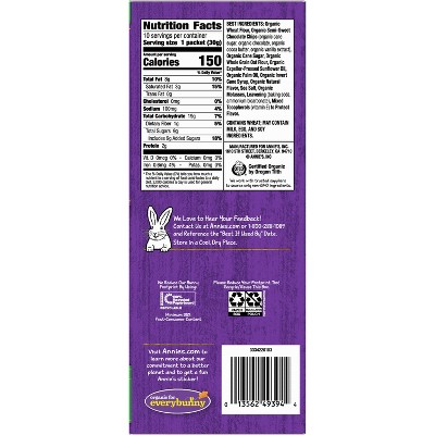 Annie's Organic Cookie Bites Chocolate Chip Pack - 10.5oz/10ct