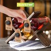 Kraft Wine Bottle Tags for Gifts with Elegant Design, Brown Paper Labels, 200 Count - 2 of 4