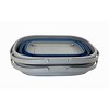 SAMMART 17L(4.5 gallons) Collapsible Plastic Tub with Handle & Wheels - 3 of 4