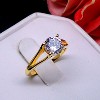 Ariel Engagement Ring Cubic Zirconia Women Sterling Silver Ginger Lyne Collection - 4 of 4