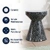 happimess Xenia Modern Bohemian Terrazzo Indoor/Outdoor Drum Accent Table - 4 of 4