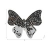 Sagebrook Home Wooden Butterfly Decor - Contemporary White Mosaic Glass Butterfly Statue for Home or Office Decorative Accent - 3 of 4