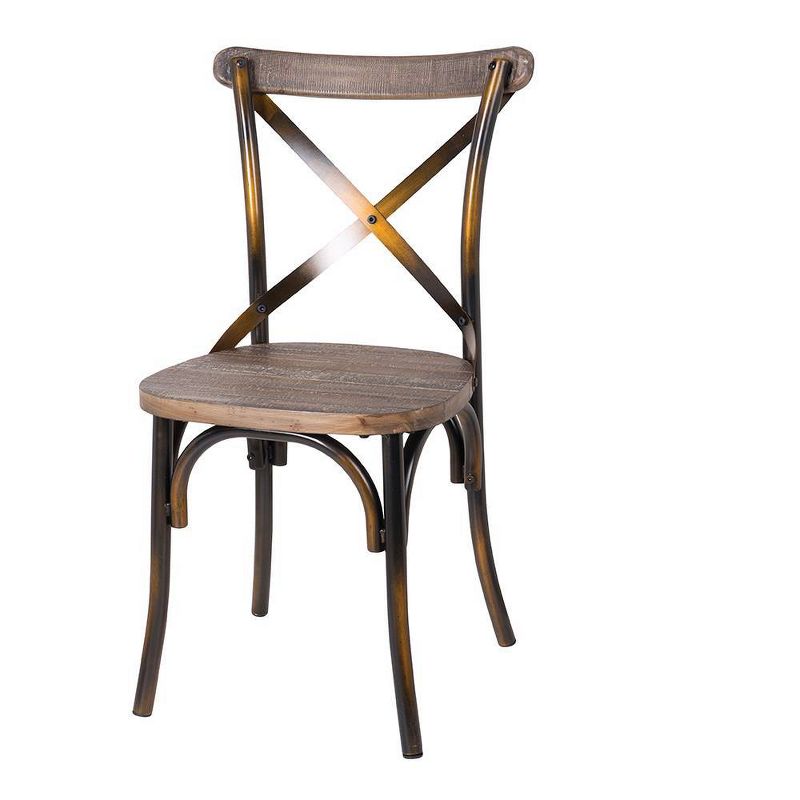 Zaire Side Dining Chair Antique Copper - Acme Furniture, 4 of 8
