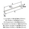 Amerock Balon Appliance Pull for Large Panels and Oversized Cabinets - 3 of 4