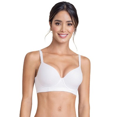 Collections Etc Front Hook Closure Exquisite Form Support Bra 38b White  Full Coverage Bras : Target