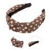 Unique Bargains Women's Elegant Twill Dot Knotted Hairband 6.69"x5.12" 1 Pc - 3 of 3