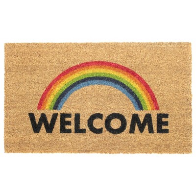 Tufted Welcome Rainbow Doormat - Raj