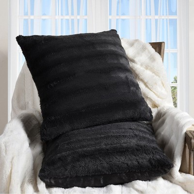 Cheer Collection Hollow Fiber Filled Body Pillow - Black