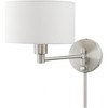 Livex Lighting 1 - Light Wall Light in  Brushed Nickel - 2 of 4
