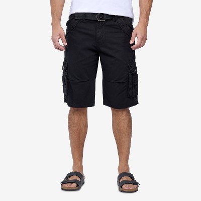 X RAY Men's Classic Fit 12.5" Inseam Knee Length Cargo Shorts (Big & Tall)