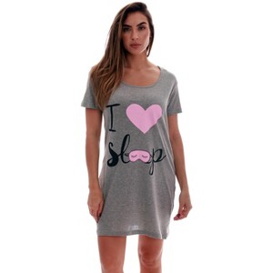 Just Love Sleep Dress for Women - Sleeping Dorm Shirt - Ladies Nightshirt - Nightgown Sleepwear - 1 of 3