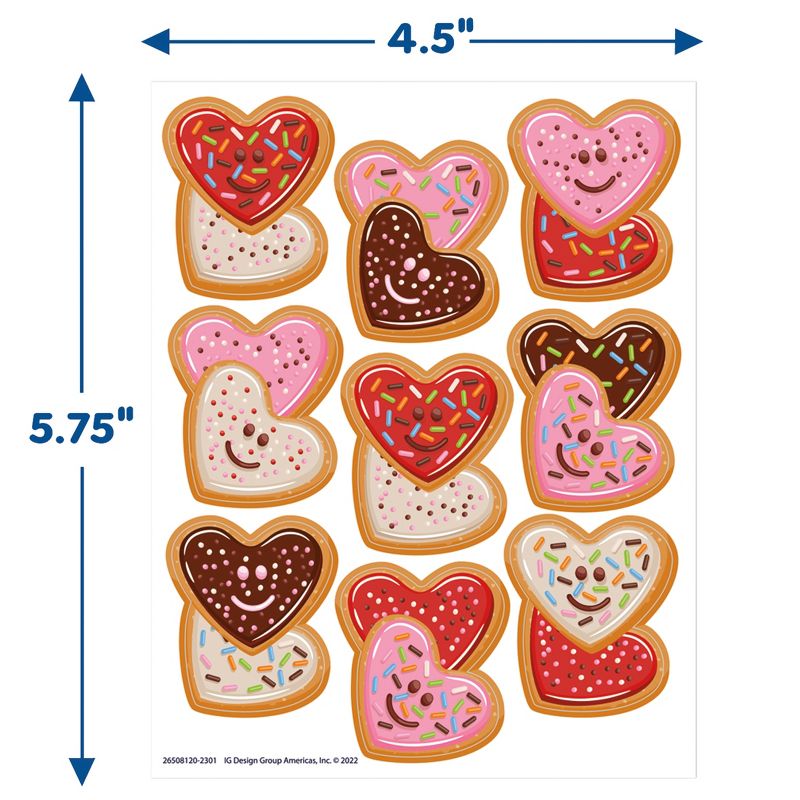Eureka® LOVE Valentine's Day Giant Stickers, 36 Per Pack, 12 Packs, 2 of 5