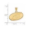 Black Bow Jewelry 14k Yellow Gold Carolina Hurricanes NHL Small Pendant - 2 of 3
