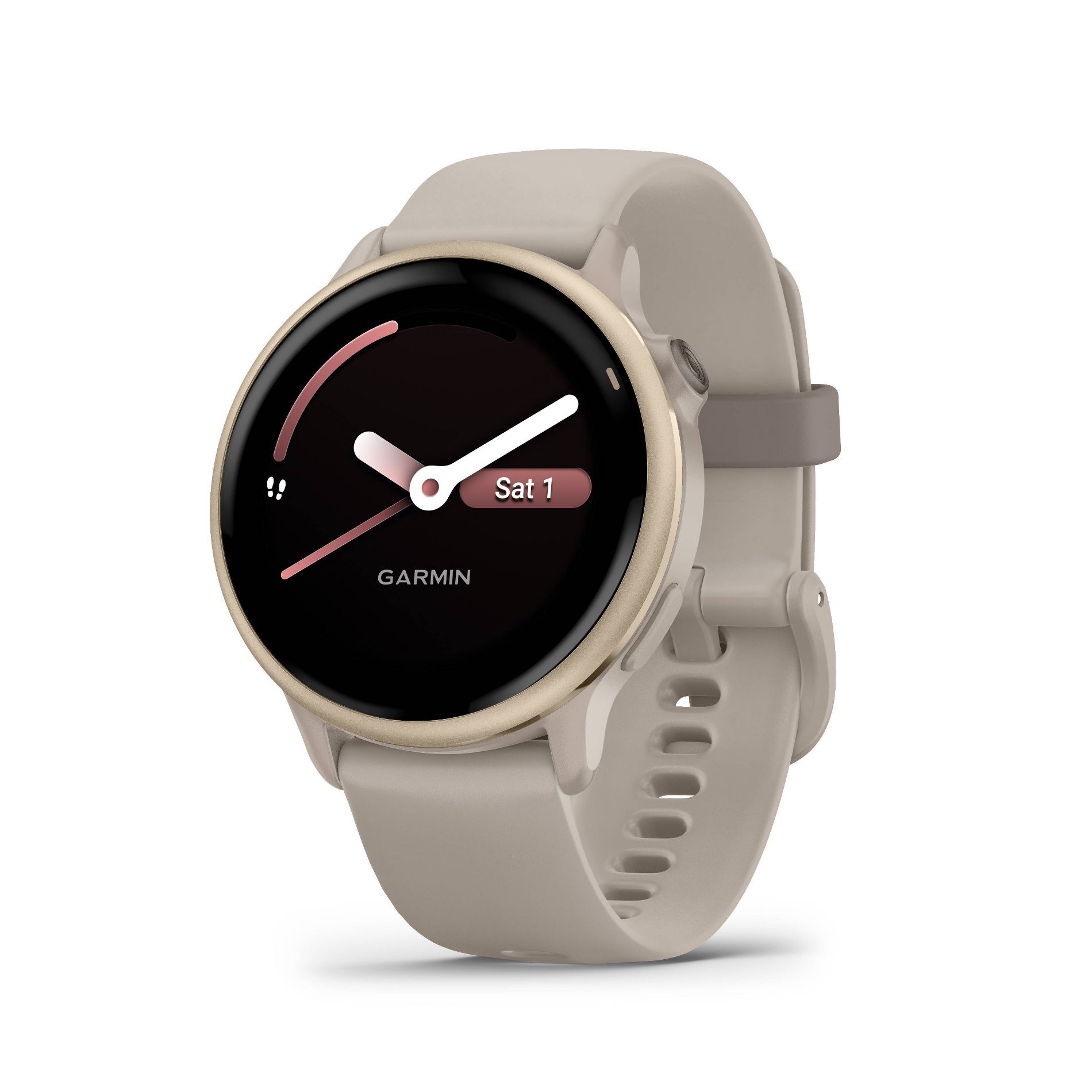 Garmin Vivoactive 6 Smartwatch - Soft Gold with French Gray Band
