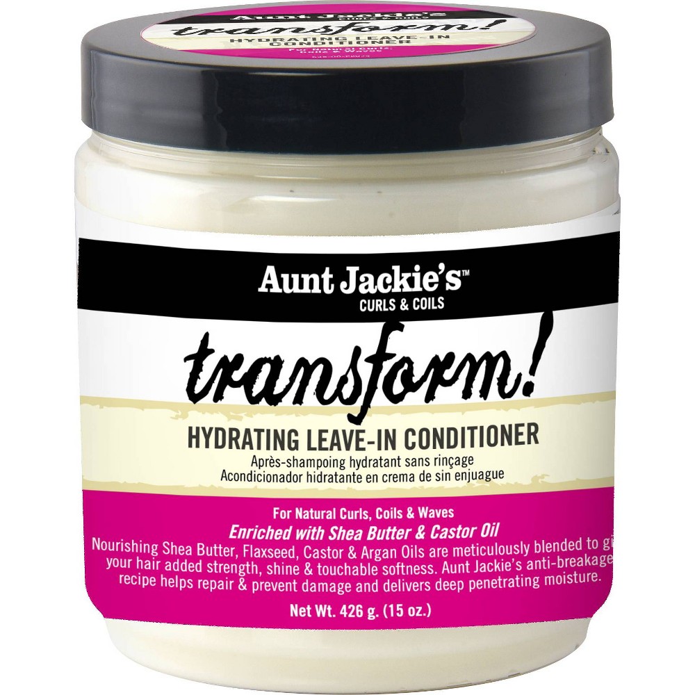 Photos - Hair Product Aunt Jackie's Transform Hydrating Leave In Conditioner - 15 fl oz