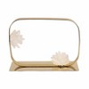 Decorative Metal Statue with Stone Detailing for Home Decor - Elegant Ornaments Perfect for Office Styling, Shelf, and Office Decor - 2 of 4