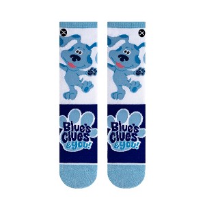 Odd Sox, Blues Clues Paws, Funny Novelty Socks, Large - 1 of 4