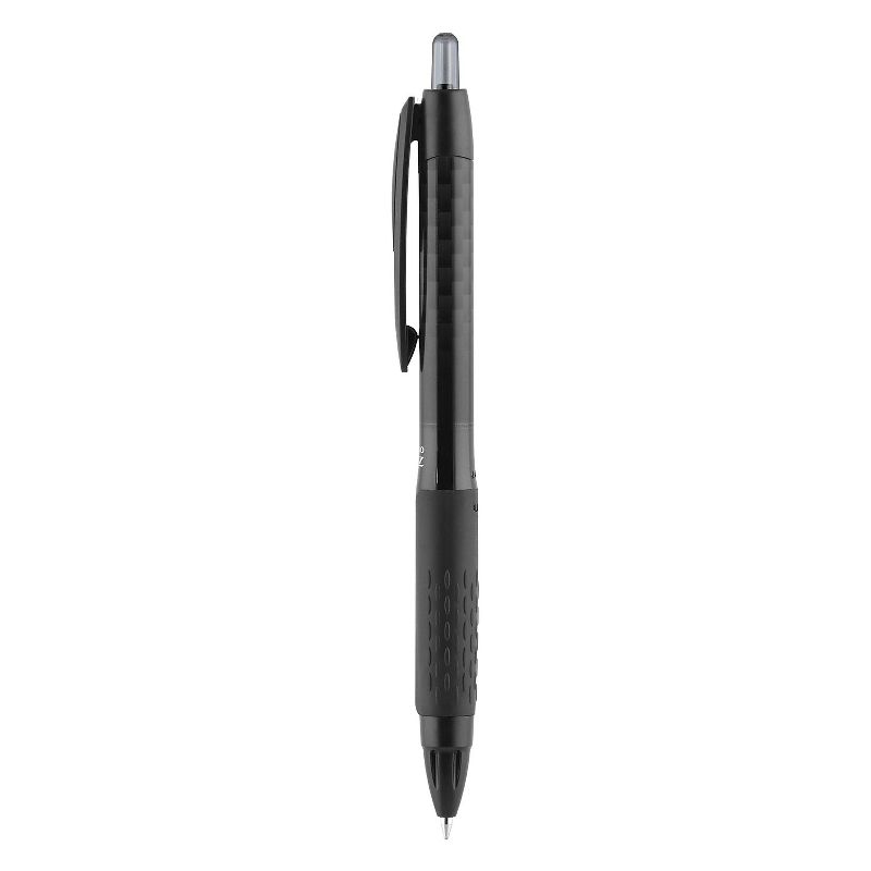 uni-ball uniball 307 Retractable Gel Pens Micro Point 0.5mm Black Ink Dozen (1947087), 3 of 9