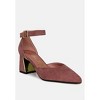 Rory Metallic Sling Detail Block Heel Women Sandals - 2 of 4