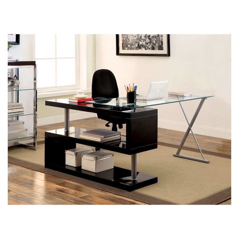 Nagini Swivel Computer Desk Glossy - HOMES: Inside + Out, 2 of 7