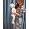 MiniMoi Baby and Toddler "Love is Home" Cotton Blend Zippered Footie - 2 of 3