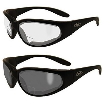 2 Pairs of Global Vision Eyewear Hercules Bifocal Safety Motorcycle Glasses