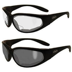 2 Pairs of Global Vision Eyewear Hercules Bifocal Safety Motorcycle Glasses - 1 of 1
