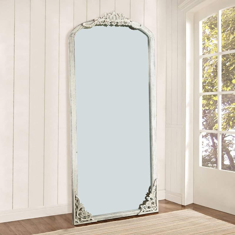 Zebulon French Carved Vertical Full Length Mirror 64" x 21" - The Pop Home, 3 of 7
