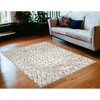 HomeRoots 5' X 8' Gray And Ivory Geometric Area Rug - 2 of 4