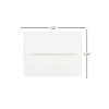JAM Paper Gummed A7 Invitation Envelopes 5 1/4" x 7 1/4" White 73767 - 3 of 3